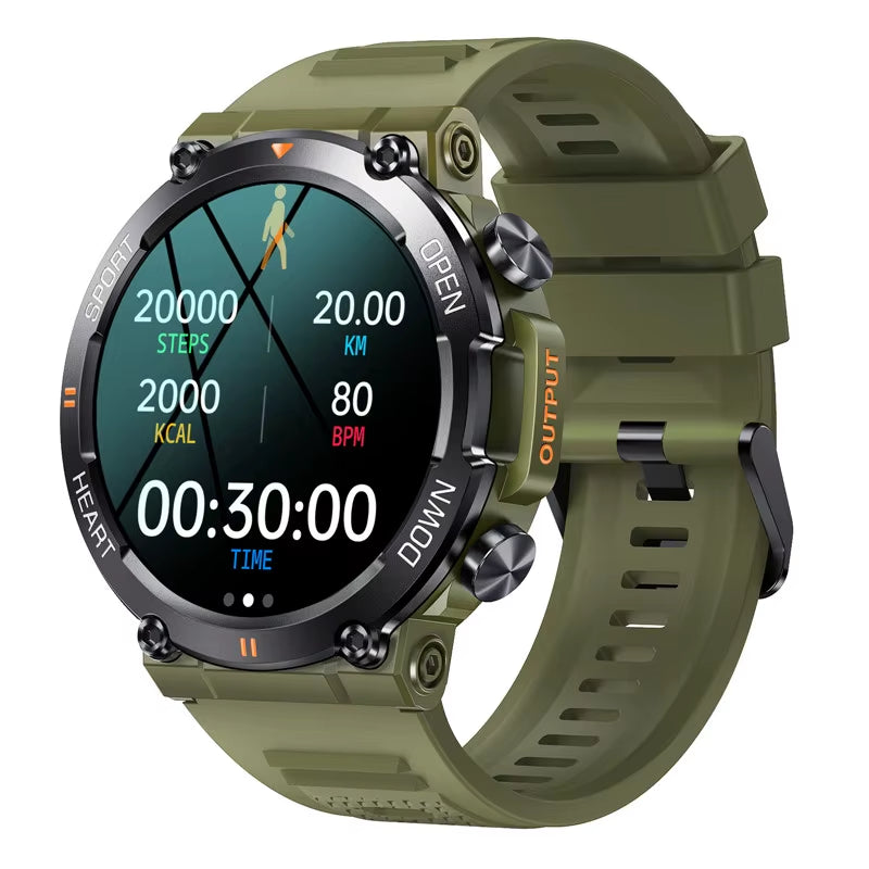 K56Pro Smartwatch for Men – Fitness Tracker with Heart Rate, Bluetooth, HD 1.39” Display & Long Battery Life
