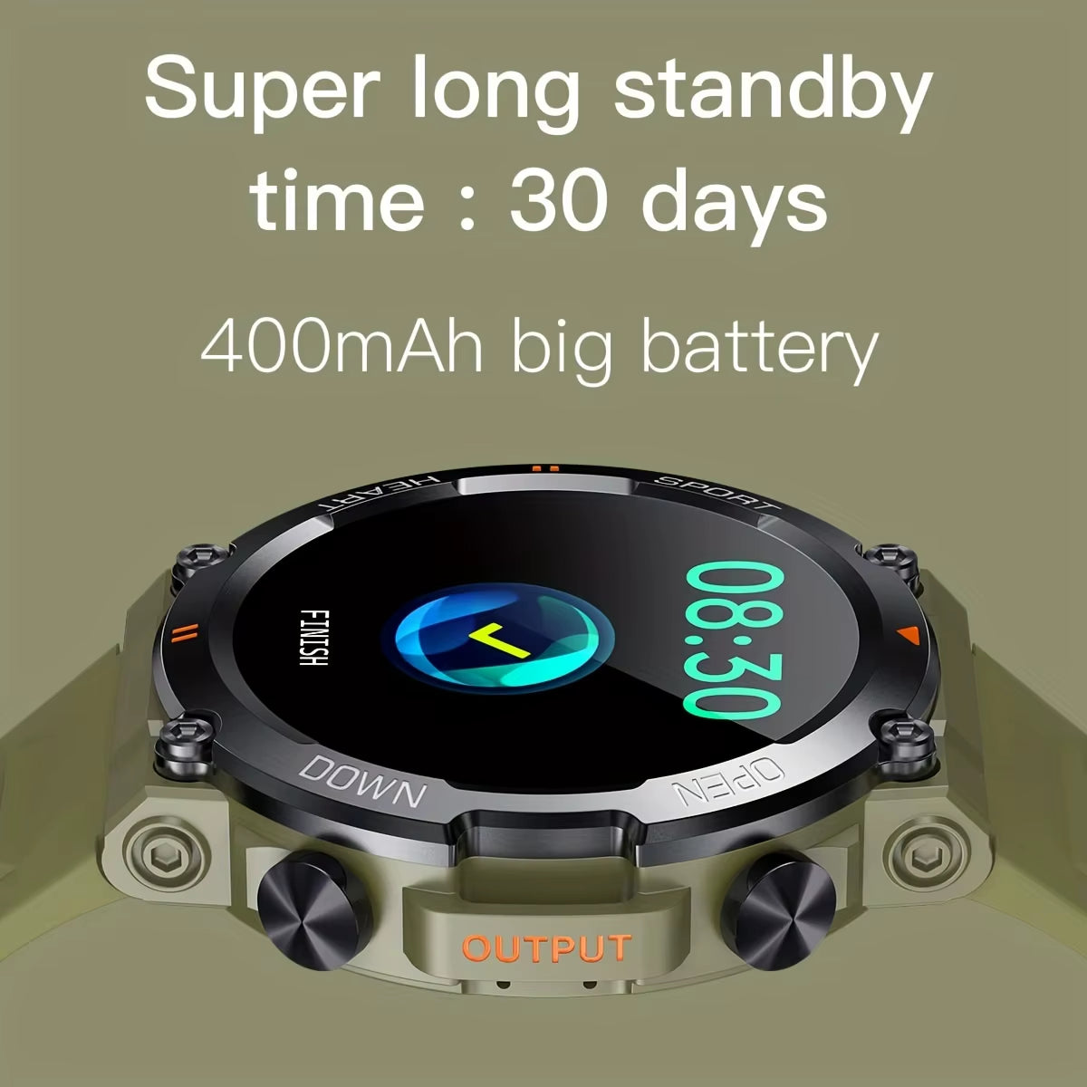 K56Pro Smartwatch for Men – Fitness Tracker with Heart Rate, Bluetooth, HD 1.39” Display & Long Battery Life