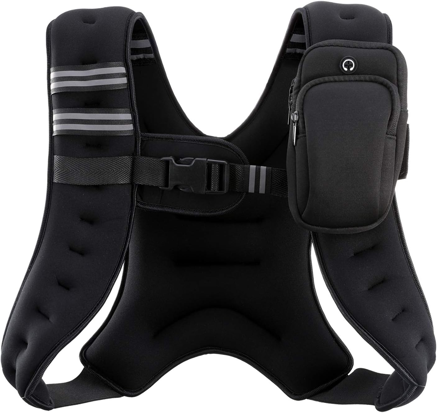 Pink Adjustable Weighted Vest (6–30 lbs) – Strength Training, Running, Fitness & Weight Loss Gear