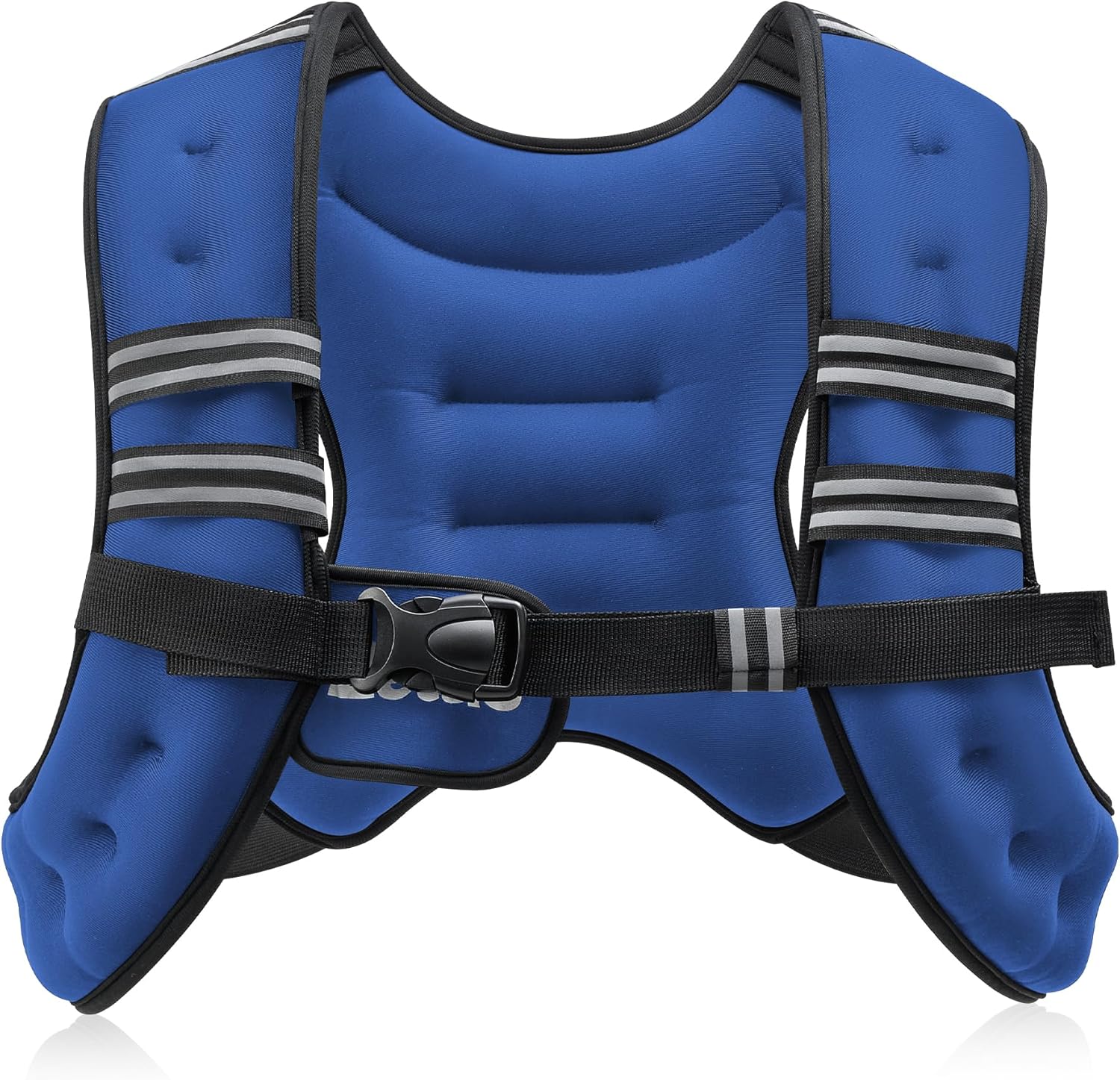 Adjustable Weighted Vest 6–30Lb for Workout, Running, Strength Training & Weight Loss with Reflective Stripe