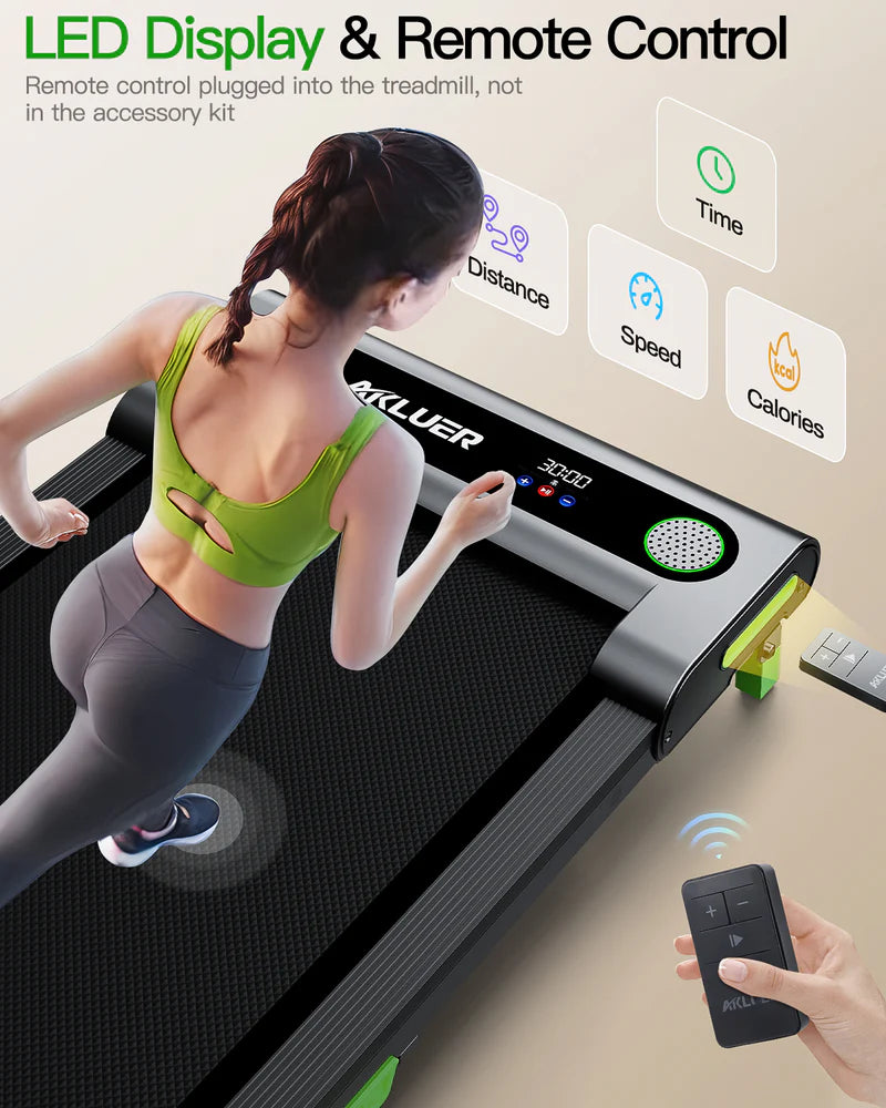Under Desk Treadmill with Incline – Walking Pad for Home Office & Compact Fitness
