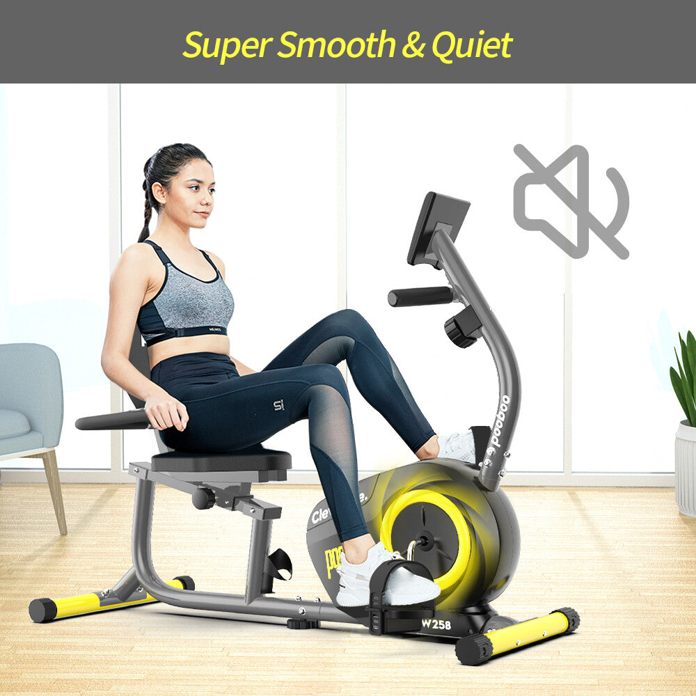 Magnetic Recumbent Exercise Bike for Home – Stationary Cycling Fitness & Cardio Training