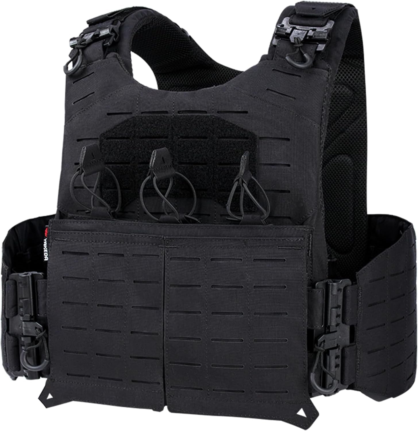 Tactical Weighted Vest – Adjustable Training Vest with Quick Release Buckle & Back Zipper for Fitness, Airsoft & Outdoor Workouts