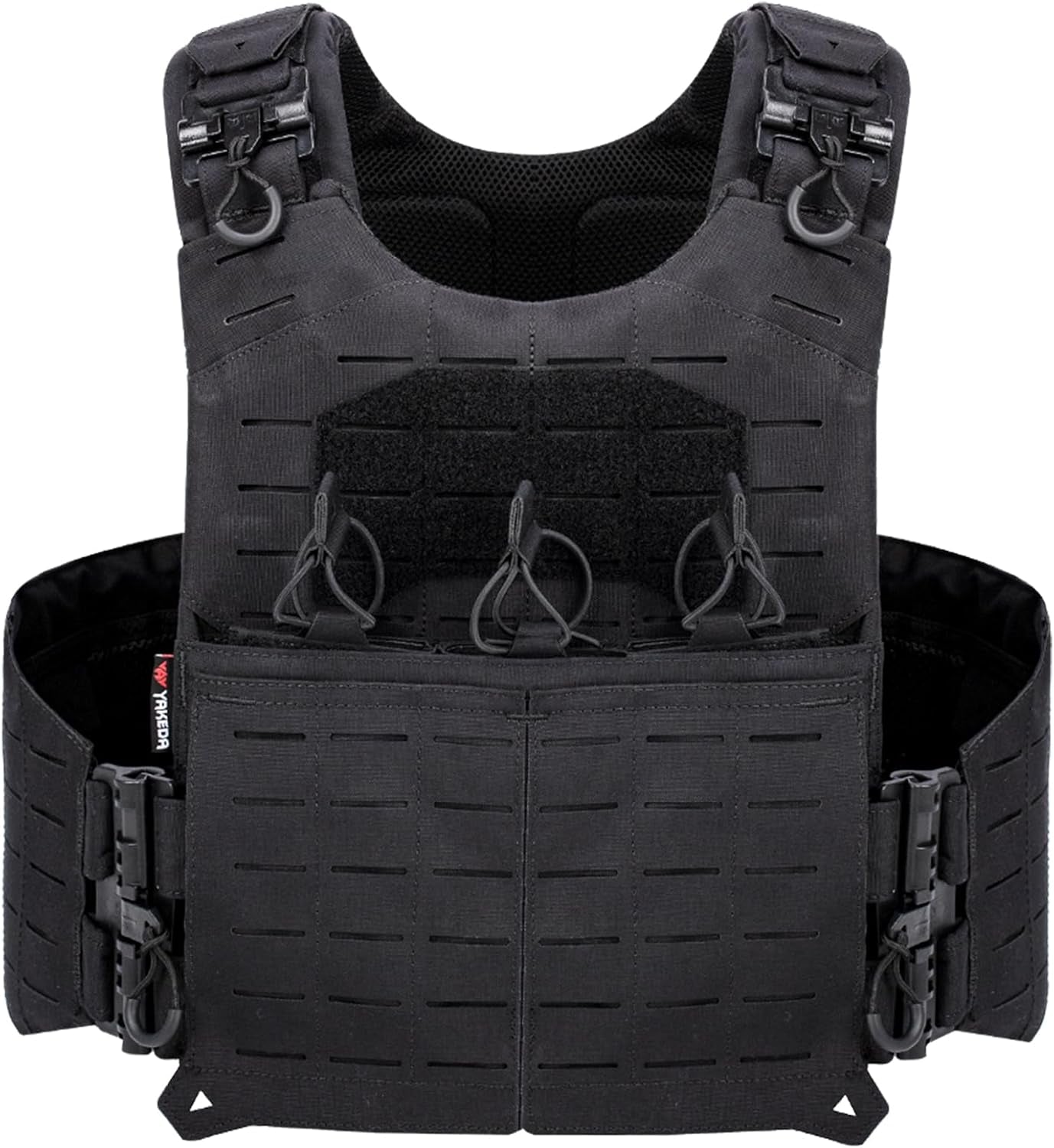 Tactical Weighted Vest – Adjustable Training Vest with Quick Release Buckle & Back Zipper for Fitness, Airsoft & Outdoor Workouts
