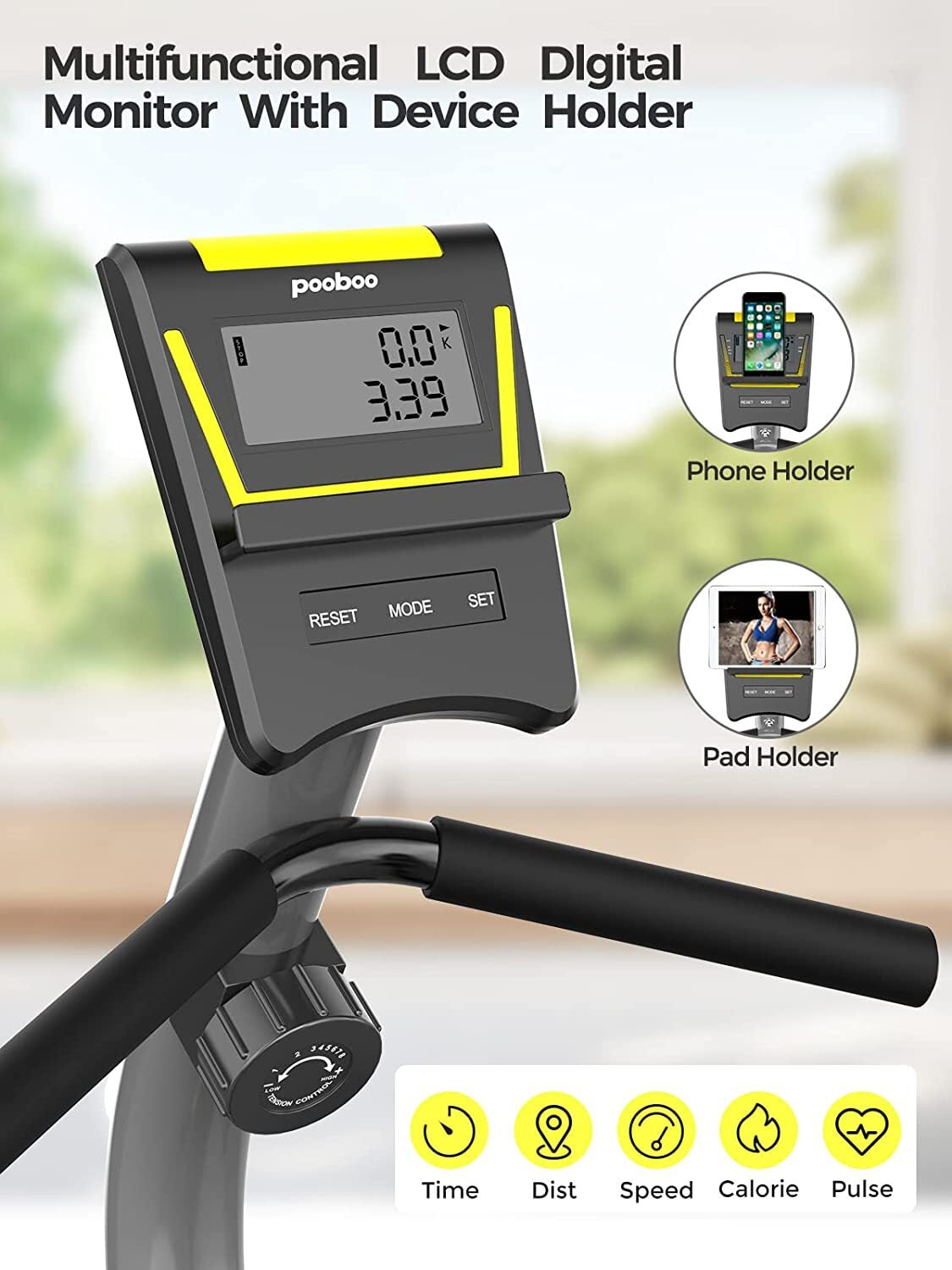 Magnetic Recumbent Exercise Bike for Home – Stationary Cycling Fitness & Cardio Training