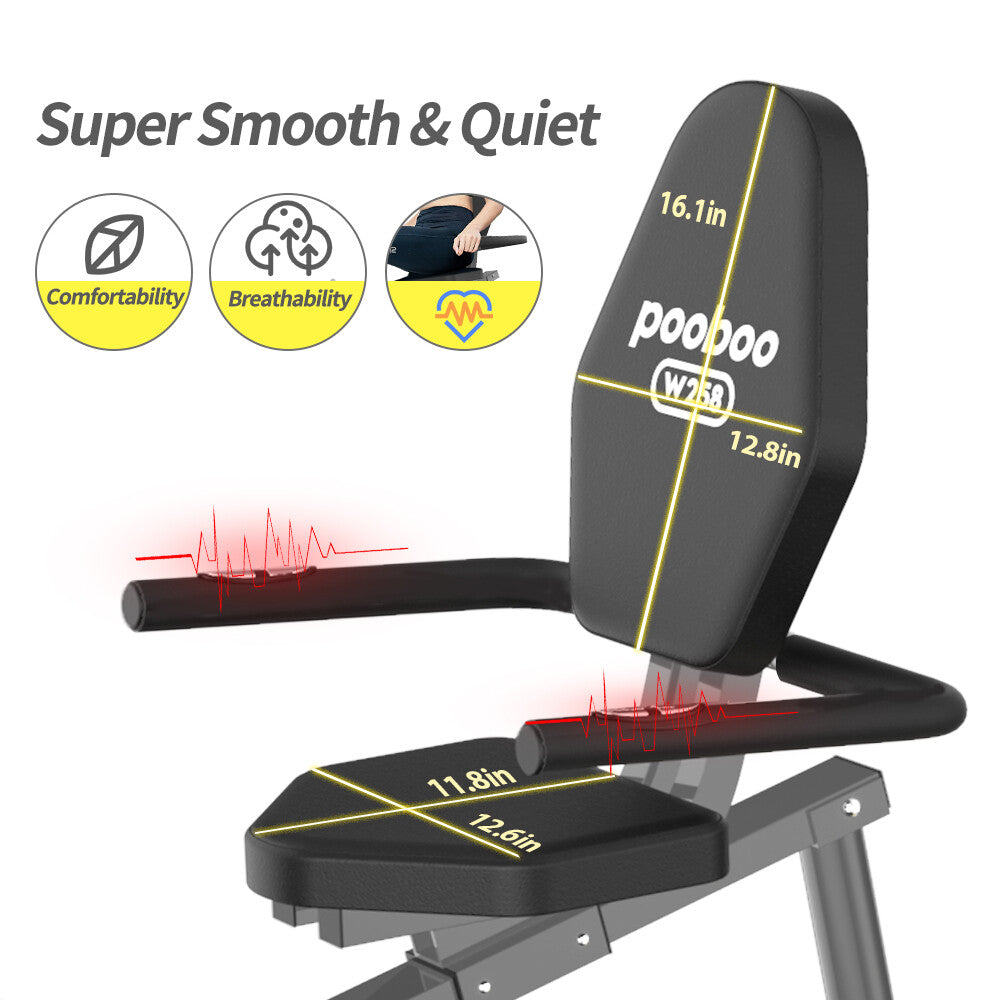 Magnetic Recumbent Exercise Bike for Home – Stationary Cycling Fitness & Cardio Training
