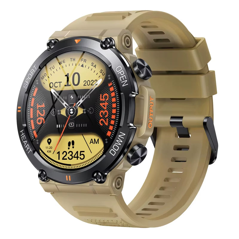 K56Pro Smartwatch for Men – Fitness Tracker with Heart Rate, Bluetooth, HD 1.39” Display & Long Battery Life