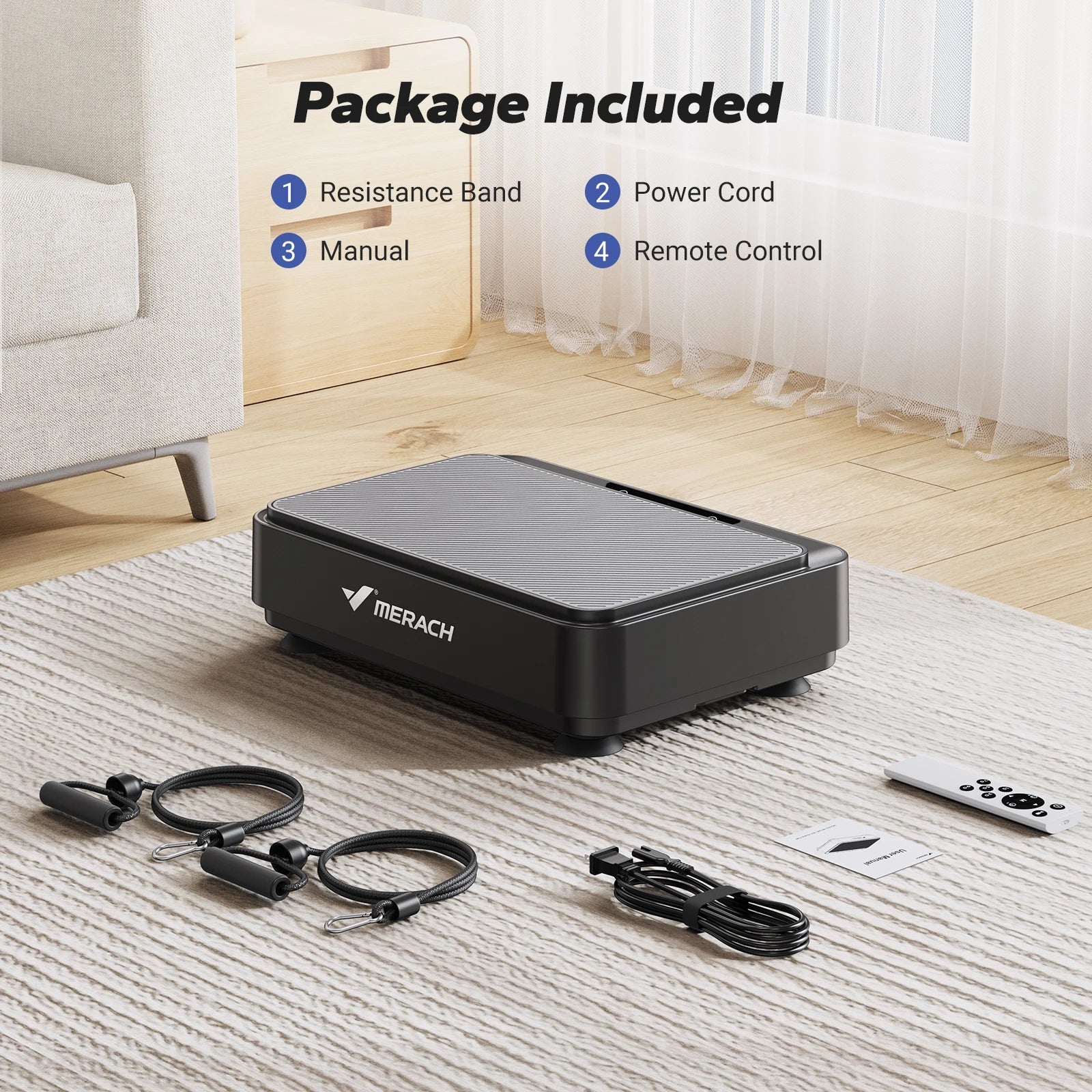 Vibration Plate Exercise Machine for Weight Loss, Lymphatic Drainage, Pain Relief & Better Sleep – Whole Body Vibration Platform for Fat Burning & Fitness