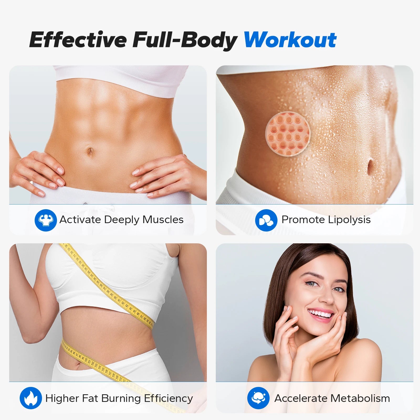Vibration Plate Exercise Machine for Weight Loss, Lymphatic Drainage, Pain Relief & Better Sleep – Whole Body Vibration Platform for Fat Burning & Fitness